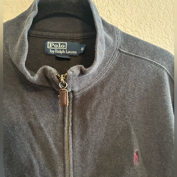 Polo Ralph Lauren Sweater Men’s Full Zip Long Sleeve Knit size XL - Picture 2 of 4